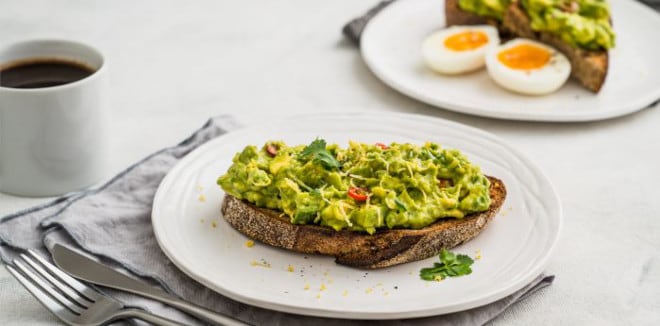 guacamole toast